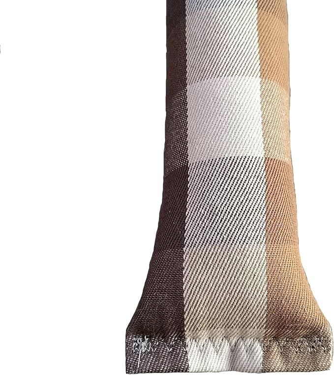 15" Catnip Cat Kicker Toys/Kitty Kick Sticks/Cat-Nip Kick Sticks (Tan and Brown Plaid) (Kickers Filled with 1 oz Premium Canadian Catnip)