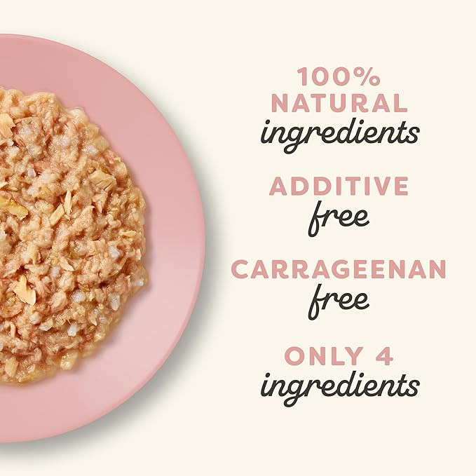 Applaws Natural Wet Kitten Food in Broth, Limited Ingredient Canned Wet Kitten Food, No Additives, Made with Natural Ingredients, Tuna Fillet & Salmon in Broth (24 x 2.47oz Cans)