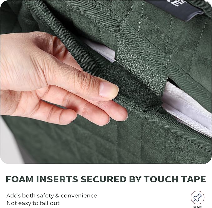 Tackmore Western Saddle Pad Adjustable with Side Pockets and Foam Inserts Shock-Absorbing Riding Pad