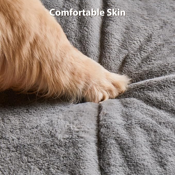 BFPETHOME XL Extra Orthopedic Dog Bed for Large Dogs – Washable Couch-Style Pet Bed with Supportive Bolster Sides, Removable Waterproof Cover, Non-Slip Bottom, Comfortable Dog Bed for Better Sleeping