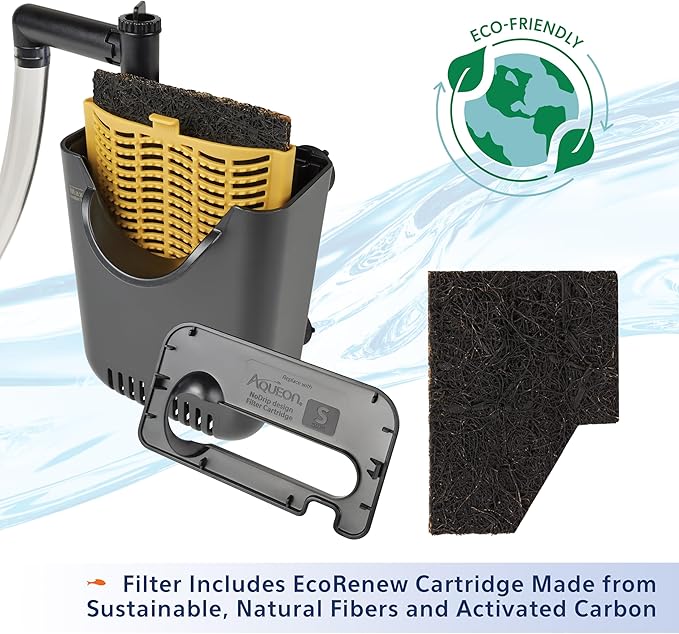 Aqueon QuietFlow Internal Filter with SmartClean Technology, Small