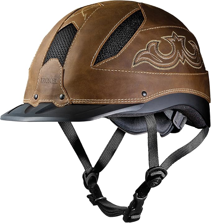 Troxel Cheyenne Rugged Horse Riding Helmet, Low-Profile, Self-Adjustable Design, Safety Horseback Riding Gear