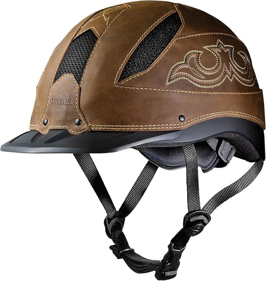 Troxel Cheyenne Rugged Horse Riding Helmet, Low-Profile, Self-Adjustable Design, Safety Horseback Riding Gear