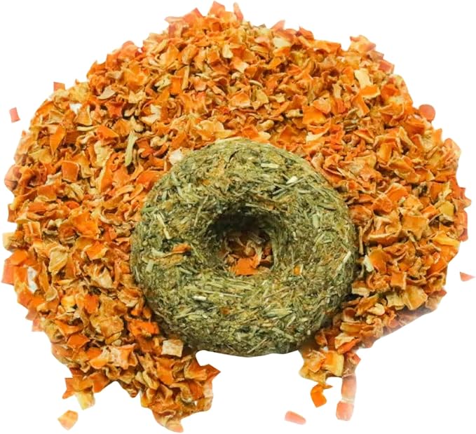 Grandpa's Best Whisker Nibblers Banana Carrot Treats for Rabbits, Guinea Pigs and Small Animals