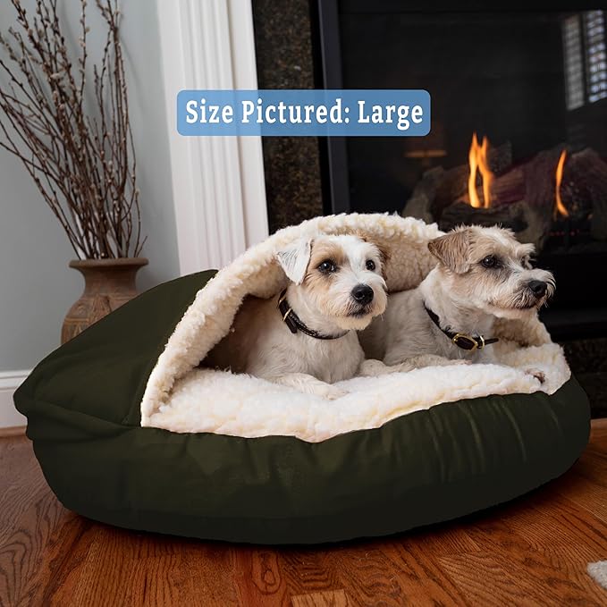 Small Snoozer Cozy Cave, Olive