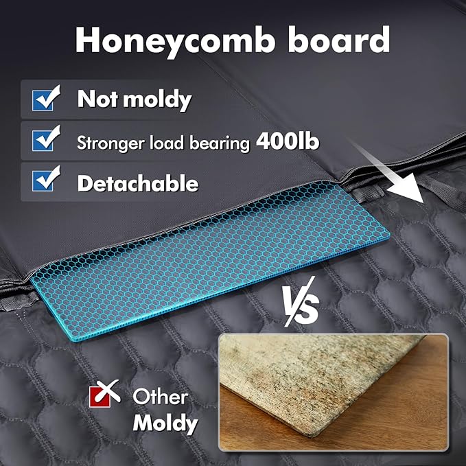 3-in-1 Convertible PU Leather Dog Car Seat Extender & Booster Seat – 400lb Capacity, Waterproof, Hard Bottom, Scratch-Proof Hammock for Cars & SUVs-L