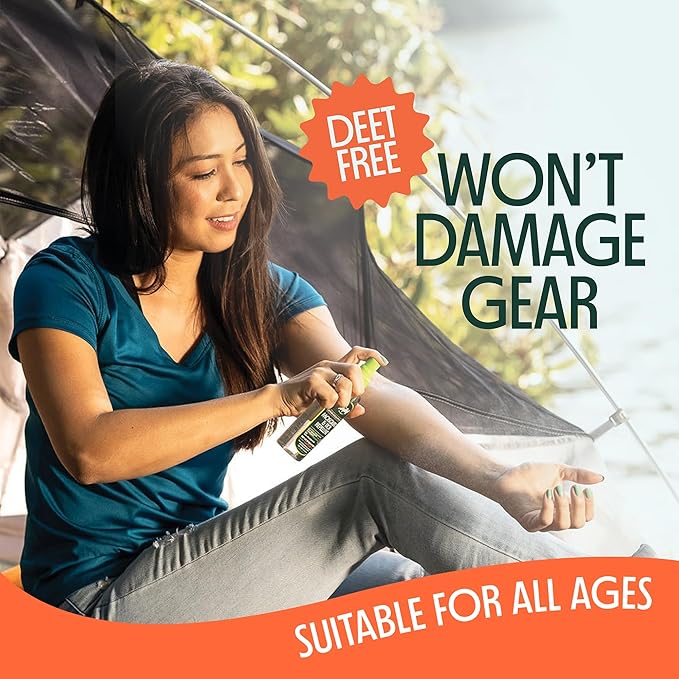 Murphy's Naturals Mosquito & Tick Bug Repellent Spray, Oil of Lemon Eucalyptus for Skin + Outdoor Gear, DEET-Free, 2 Ounce Pump, 3-Pack