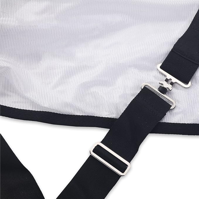 Comfy Mesh Horse Fly Sheet Equine Summer Sheets Stand Neck White 69