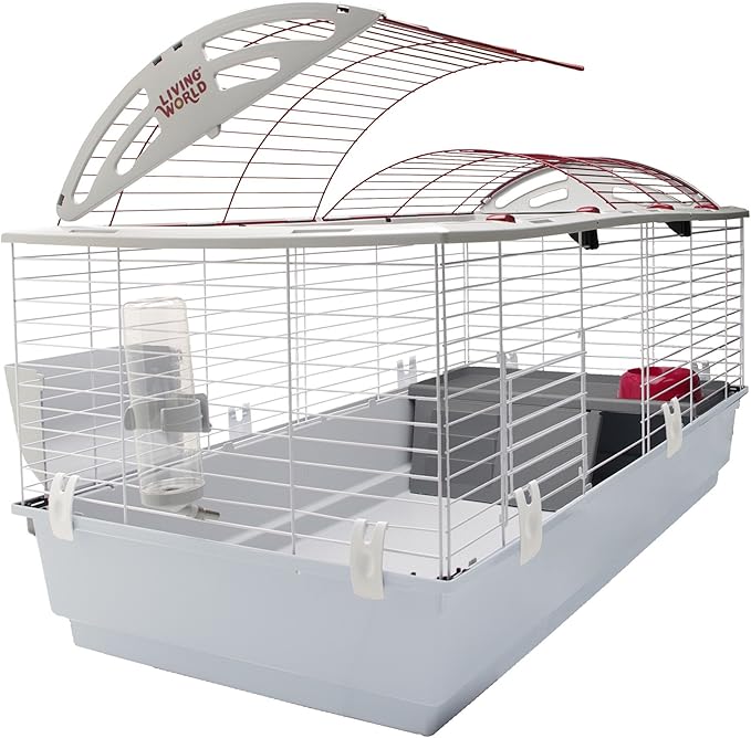 Living World - Deluxe Hybrid Habitat, X-Large - Rabbit, Guinea Pig, Chinchillas, and Small Animal Cage