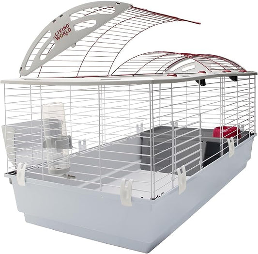 Living World - Deluxe Hybrid Habitat, X-Large - Rabbit, Guinea Pig, Chinchillas, and Small Animal Cage