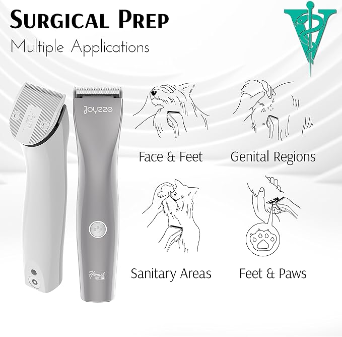 Hornet Mini Trimmer - Compact and Portable Pet Trimming Dog Clippers for Grooming - Low Noise, Rechargeable Cordless Pet Hair Grooming Clippers