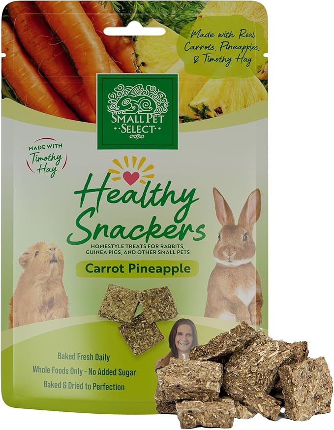 Small Pet Select - Healthy Snackers - Carrot/Pineapple