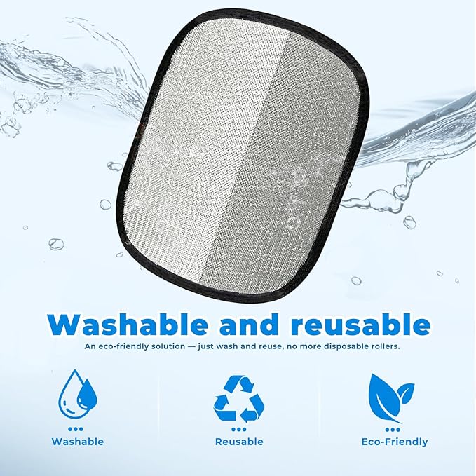 2Pcs Pet Hair Removal Gloves Kit (2 Sizes) for Dogs & Cats, 2025 Newly Upgraded Five-Finger Electrostatic Pet Hair Gloves, Reusable Pet Hair Remover Tools for Clothing, Carpet, Sofa Gaps, Car Seat