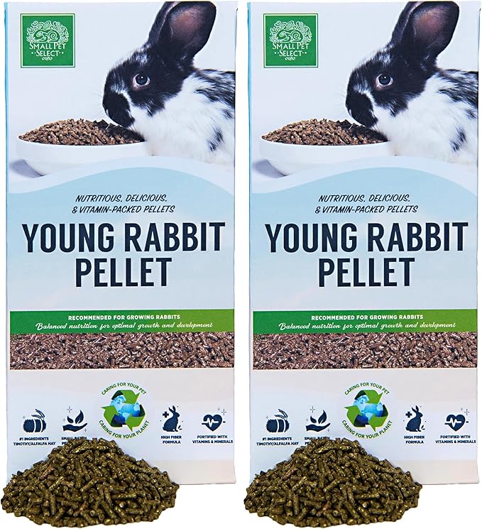 Small Pet Select - Young Rabbit Pellet Food, 5lb (Pack of 2)
