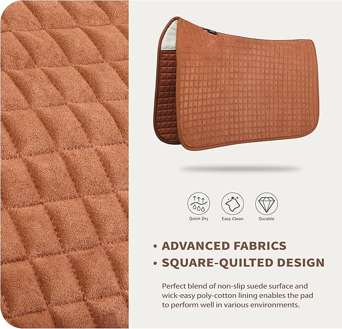 Tackmore Western Saddle Pad Breathable, Shock-Absorbing Saddle Pad