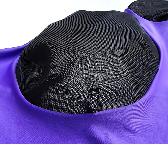 Horse Mesh Fly Mask with Ears, Soft Lycra Mesh Mask Anti-UV with Ears Violet, Pony