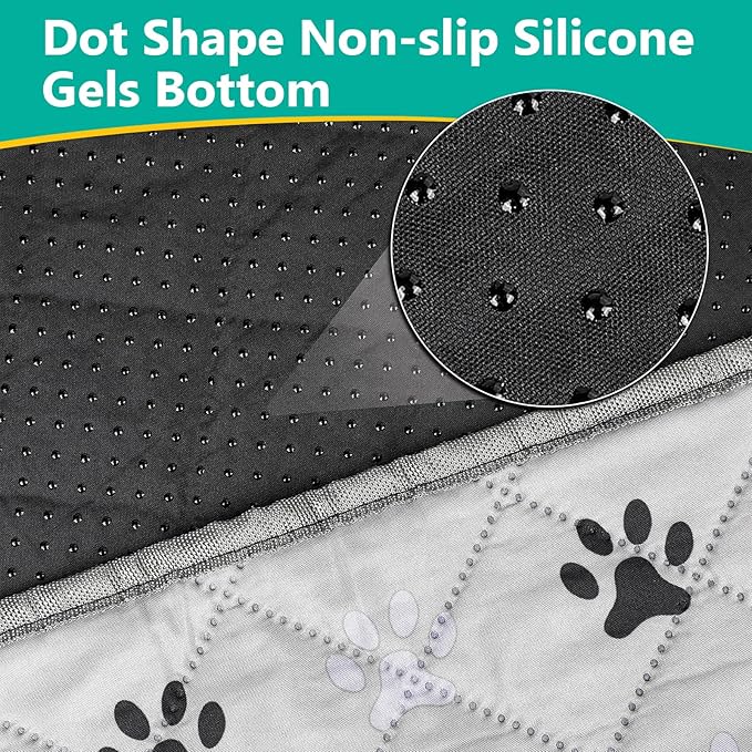 2 Pack Extra Large 72"X72" Washable Pee Pads for Dogs Super Absorbent Dog Training Pads Non-Slip Waterproof Pet Training Pads Mats Whelping Pads for Dogs Cats Puppy
