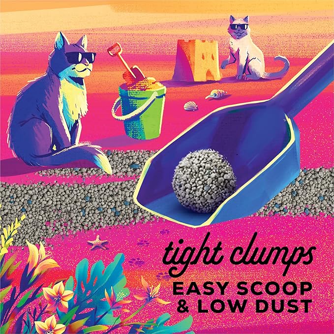 Purina Tidy Cats Bahama Sunset Scented Clumping Cat Litter Odor Control Formula - 38 lb. Box
