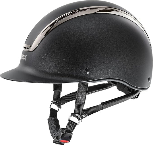 uvex suxxeed Chrome Horse Riding Helmet for Women & Men - Adjustable & Ventilated