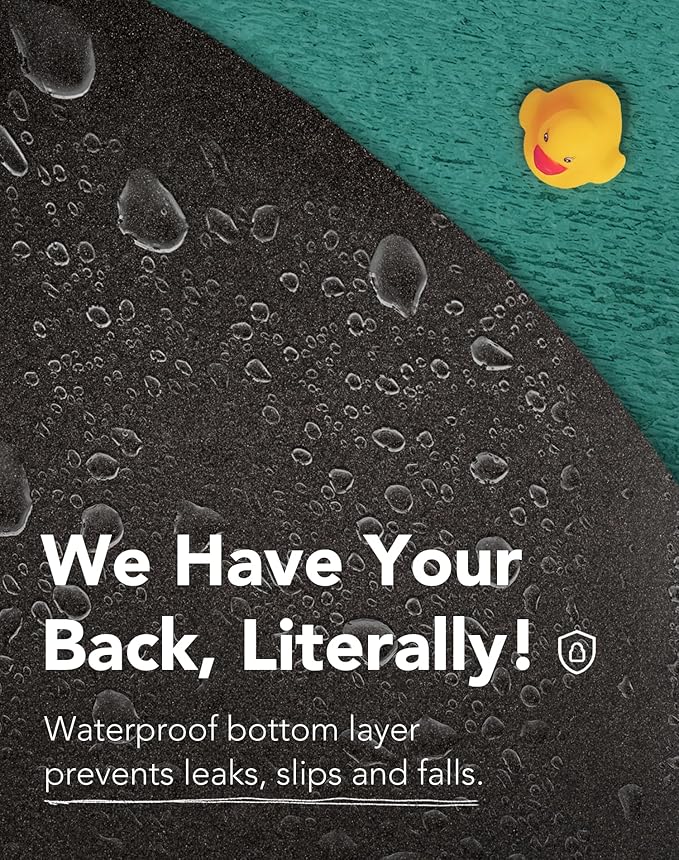 Lukamoo® Cute Cat Litter Mat (30’’x20’’), Extra-Large/XL, for Kitty Litter & Cute Cat Litter Box, Litter Trapping Mat (Long Hair White)