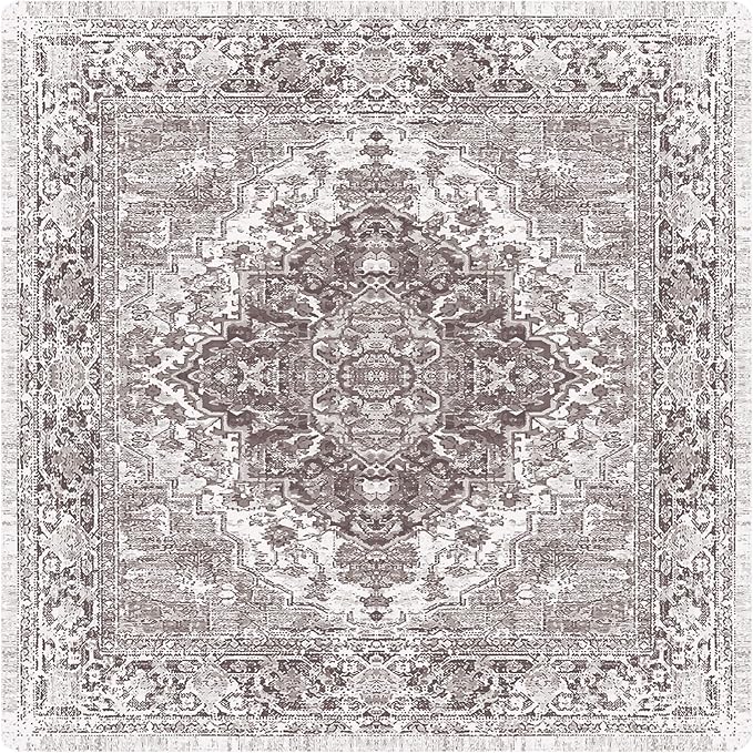 nunubaby 2PACK Washable Pee Pads for Dogs, Stylish, Non-Slip and Leak-Proof Pee Pads. Reusable Potty Pads for Dogs for Crates and Floors.(Brown/Geo, 72" x72")