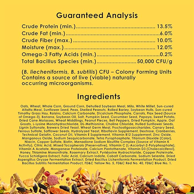 Kaytee Fiesta Hamster Gerbil, 2.5-Pound