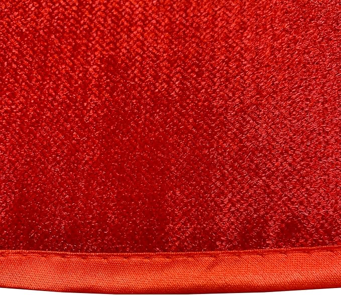 Hair Magnet Pet Fur Removal Mitt, Lint, Fur, and Dander Cleanup for Furniture, Clothing, and Upholstery, Reusable, Durable, Quick & Easy Cleaning, Red, 2-Pack