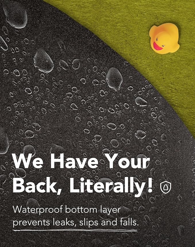 Lukamoo® Cute Cat Litter Mat (30’’x20’’), Large/L, for Kitty Litter & Cute Cat Litter Box, Litter Trapping Mat (mackerel tabby)