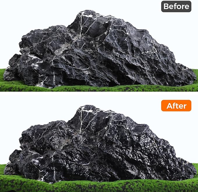 22-24 Inches Natural Seiryu Stone 1 PCS Ultra Large Aquarium Rocks for Aquascaping, Aquarium Landscaping, Terrariums, Fish Tank Decoration, Vivariums, Paludarium, Amphibian Enclosures